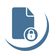 Illustration of a protected file